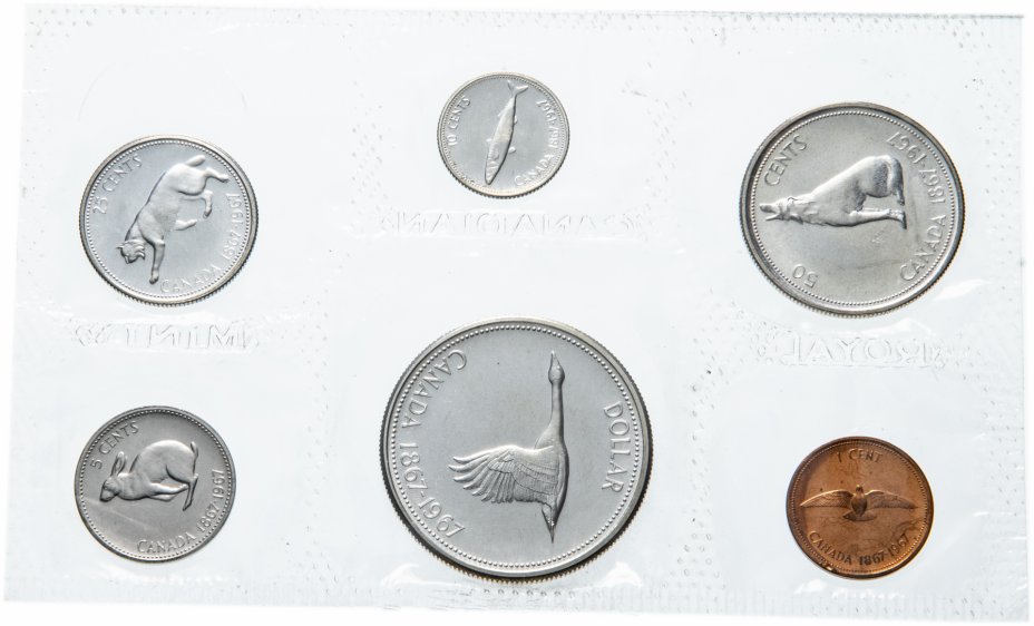 купить Канада набор монет 1967 "100 лет Конфедерации Канады"