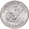 Купить США 1 доллар (dollar) 1979 P доллар Сьюзен Энтони знак монетного двора "P" - Филадельфия