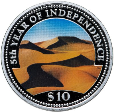 купить Намибия 10 долларов 1995 "5 лет Независимости"
