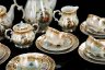 Купить Сервиз чайно-кофейный "Мадонна" на 5 персон (19 предметов), фарфор, деколь, золочение, Oscar Schlegelmilch, ГДР, 1960-1972 гг.