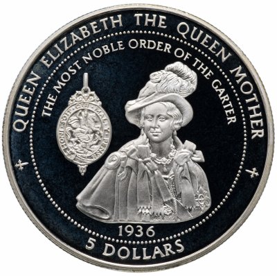 купить Питкэрн 5 долларов 1997 "Благороднейший орден Подвязки"