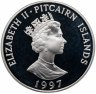 Купить Питкэрн 5 долларов 1997 "Благороднейший орден Подвязки"