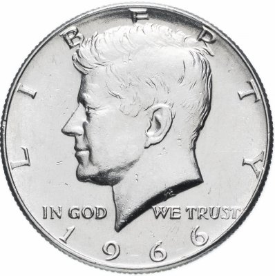 купить США 50 центов (1/2 доллара, half dollar) 1966