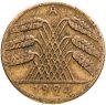 Купить Германия  10 пфеннигов (рентенпфеннигов, rentenpfennig) 1924 знак монетного двора "A" — Берлин