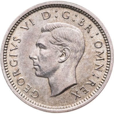купить Великобритания 3 пенса (pence) 1937-1945, случайный год