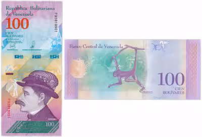 купить Венесуэла 100 боливаров 2018 (Pick **) 18.05.2018