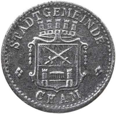 купить Германия, Чам 5 пфеннигов 1917
