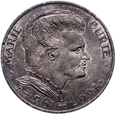 купить Франция 100 франков (francs) 1984 "50 лет со дня смерти Марии Кюри"