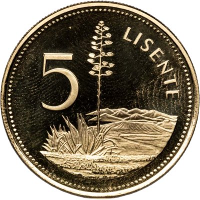 купить Лесото 5 лисенте (lisente) 1979