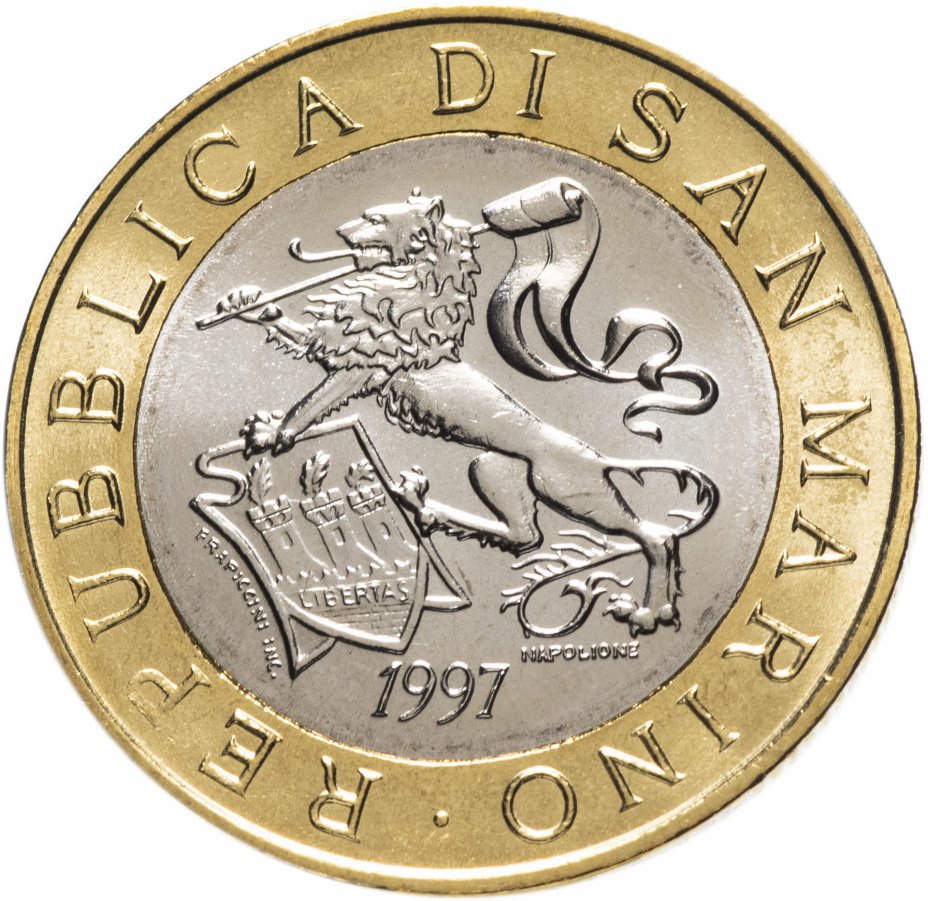 купить Сан-Марино 1000 лир (lire) 1997