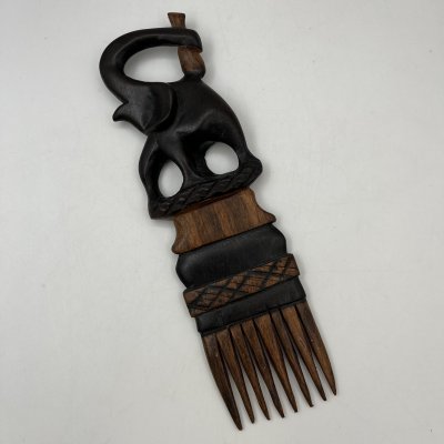купить Расческа, выполненная из эбенового дерева, дерево, Африка, 1980-2000 гг.