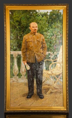 купить Картина "Ленин в Горках", холст, масло, СССР, 1930-1960 гг.