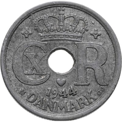 купить Дания 25 эре (ore) 1944