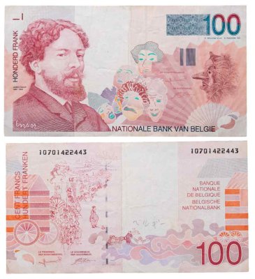 купить Бельгия 100 франков 1995 год