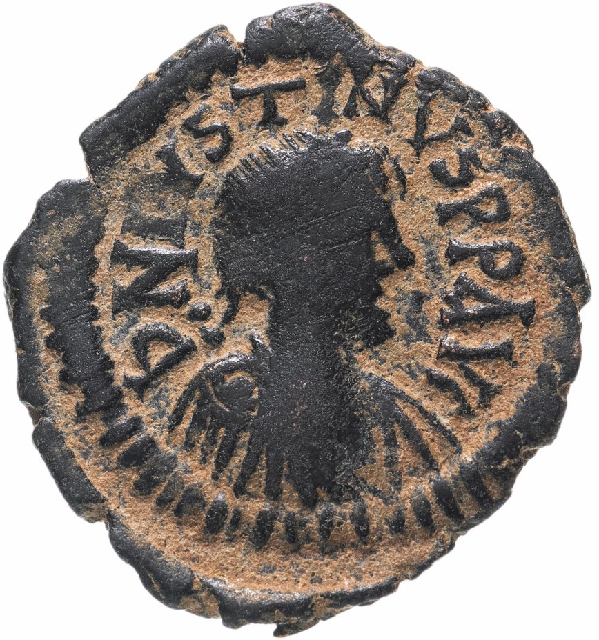 купить Византия, Юстин I, 518–527 гг полуфоллис (20 нуммий)
