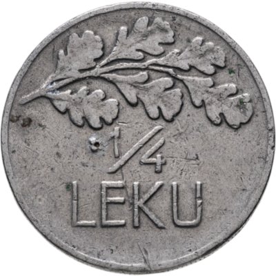 купить Албания 1/4 лека (lek) 1927 Лев