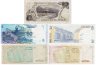 Купить Аргентина набор  из 5 банкнот 1, 5 аустраль и 2,  50 песо 1972-2015
