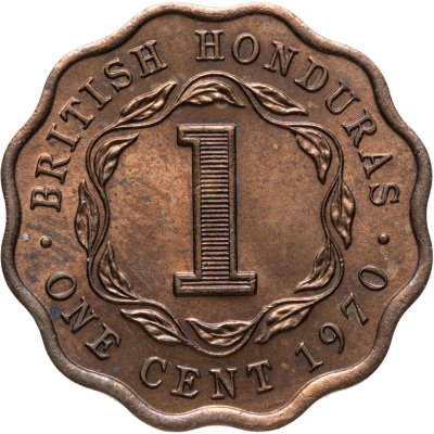 купить Британский Гондурас 1 цент (cent) 1970