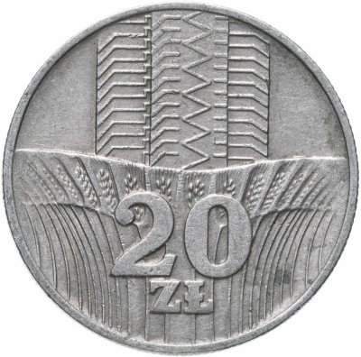 купить Польша 20 злотых 1976