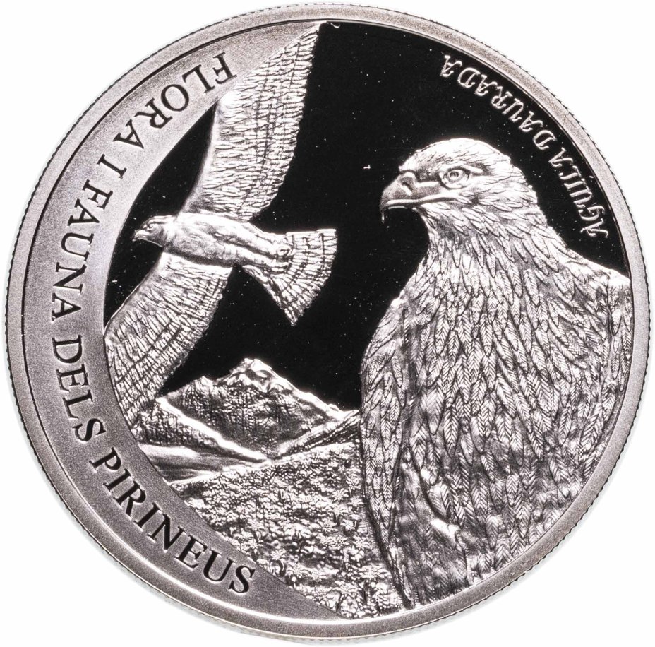 Купить Андорра 5 динеров 2011 "Орел", в футляре с сертификатом