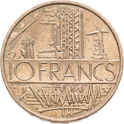 купить Франция 10 франков (francs) 1976