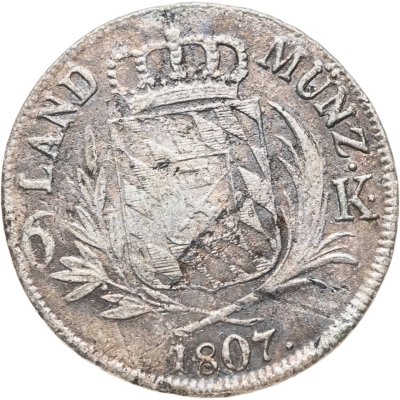 купить Германия, Бавария 6 крейцеров 1807