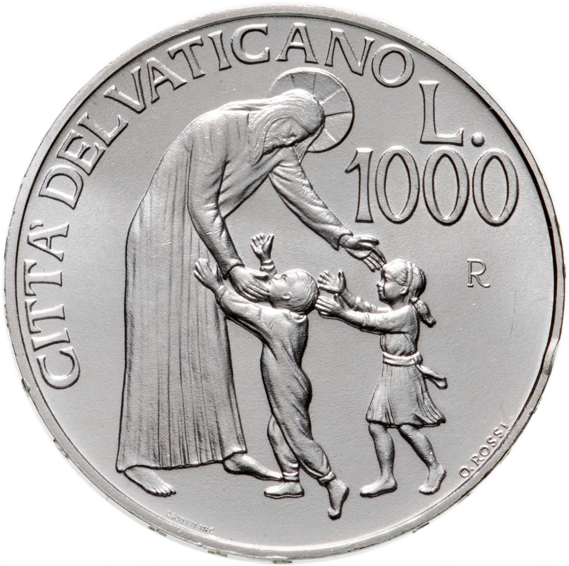 Тысяча лир сколько в рублях. Ватикан 1000 лир. 1000 Лир монета. Монета 1000 лир Ватикана. Монета 1000 года.