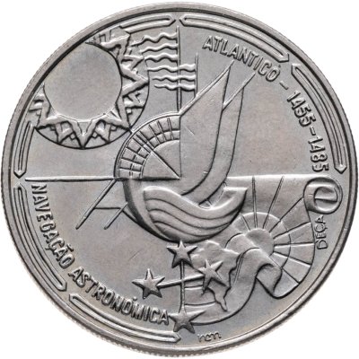 купить Португалия 100 эскудо (escudos) 1990 Золотой век открытий - Астронавигация