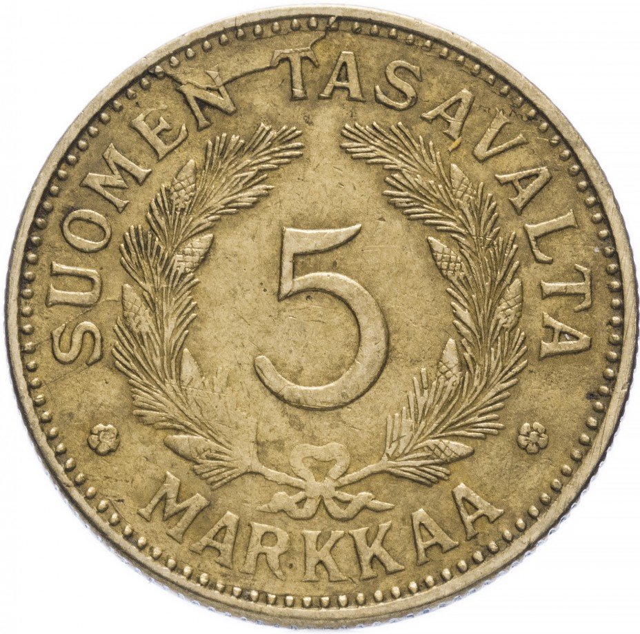 купить Финляндия 5 марок 1941