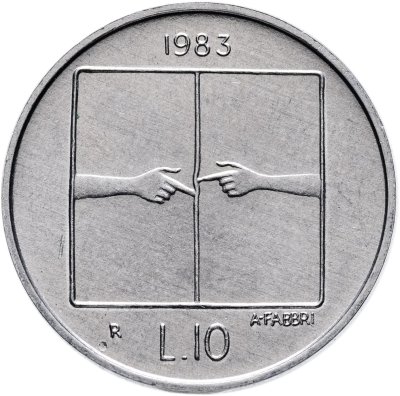купить Сан-Марино 10 лир (lire) 1983 "Ядерная угроза"