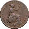 Купить Великобритания 1/2 пенни (penny) 1826