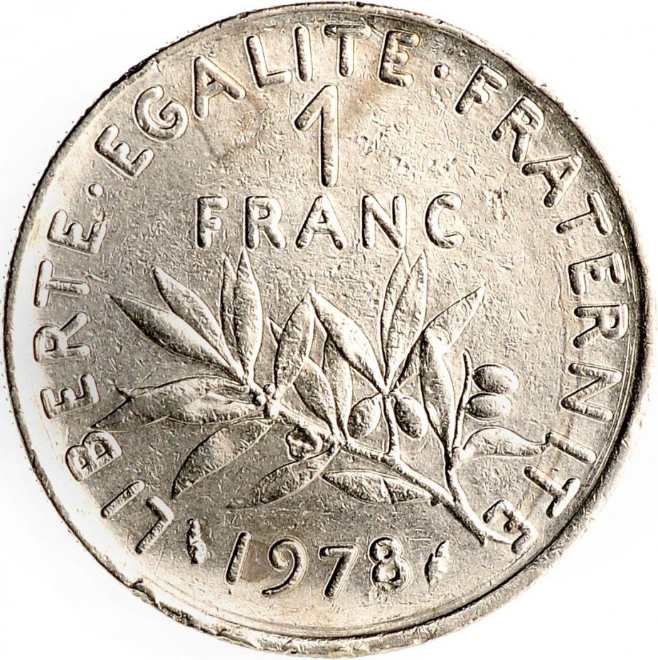 купить 1 франк 1978