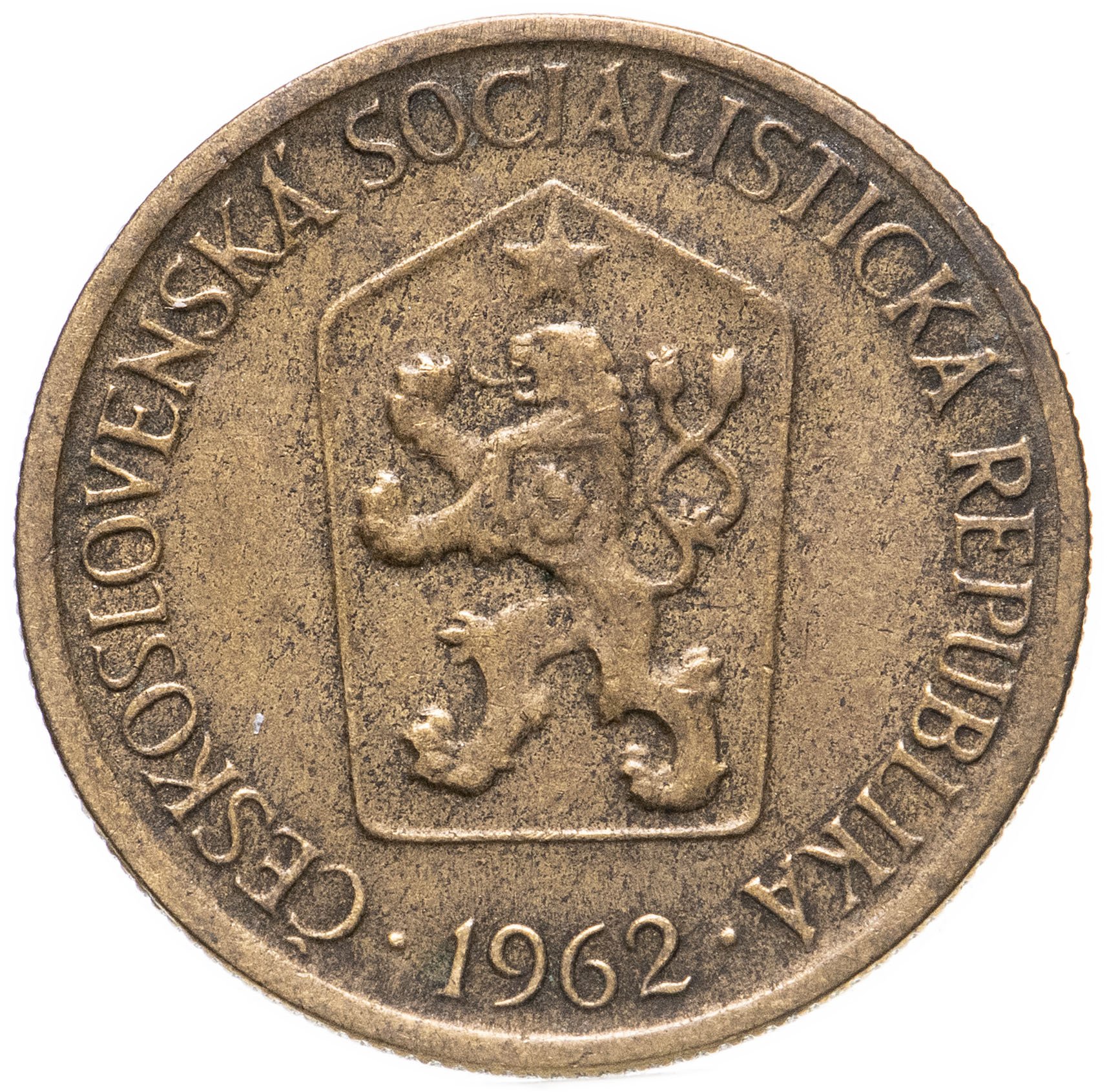 Чехословакия 20. Чехословакия 1 крона 1962.