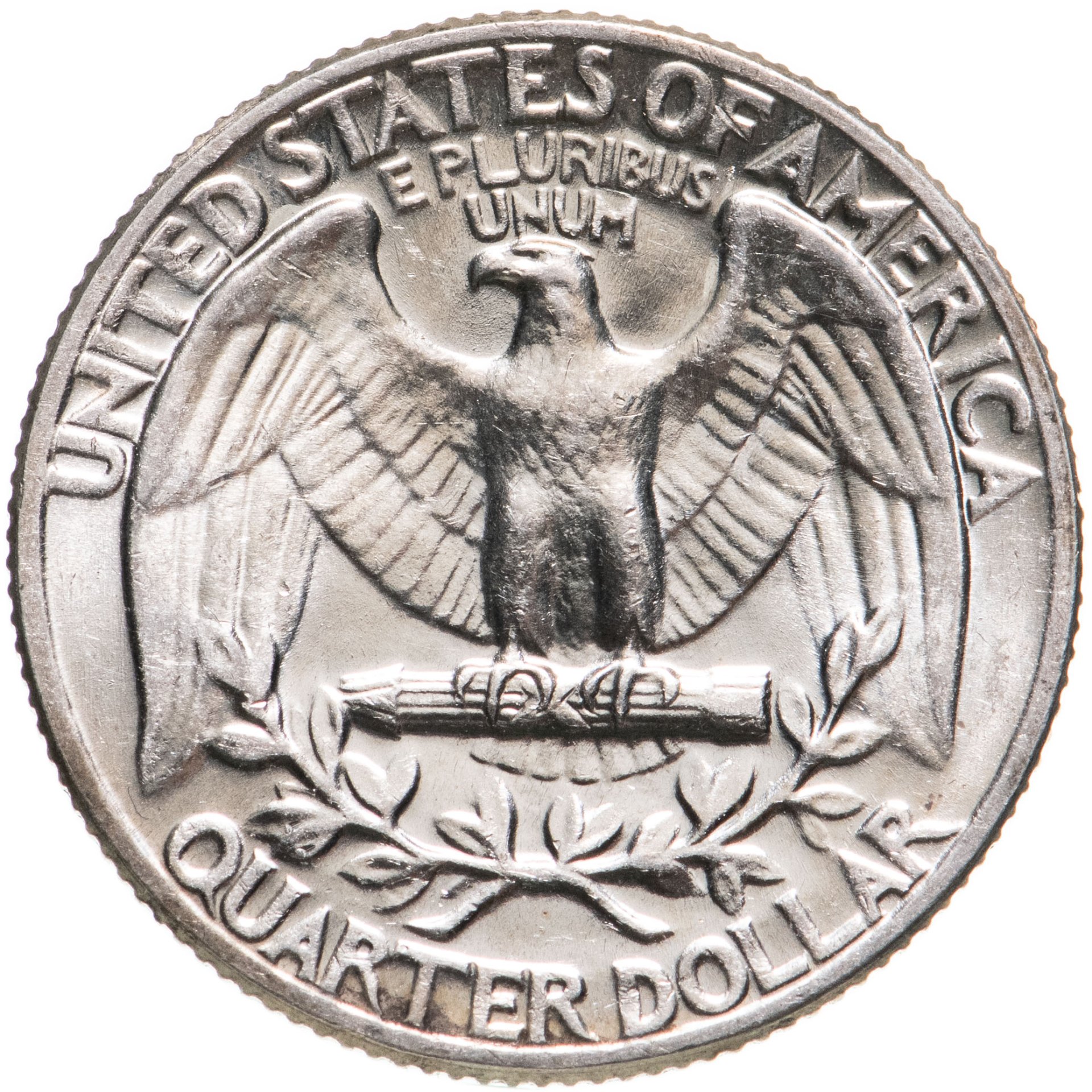 Монета США 25 центов (квотер, 1/4 доллара, quarter dollar) 1964 ...