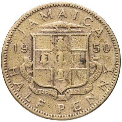 купить Ямайка 1/2 пенни (half penny) 1950