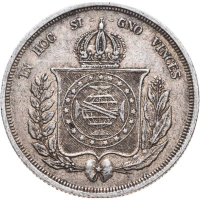 купить Бразилия 500 реалов (рейс, reis) 1853-1867 случайный год