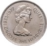 Купить Остров Святой Елены 25 пенсов (pence) 1977   "25-я годовщина вступления на престол королевы Елизаветы II (гигантская черепаха")