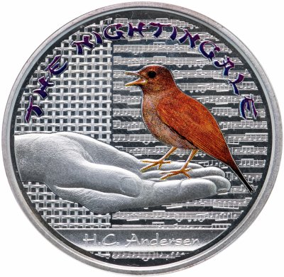 купить Фиджи 1 доллар 2010 "Сказки Андерсена - Соловей"