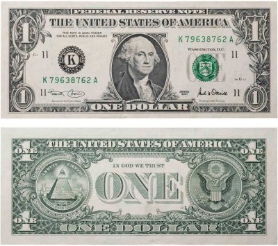 купить США 1 доллар 2001 (Pick 509) K-Даллас "FW" (Fort Worth)