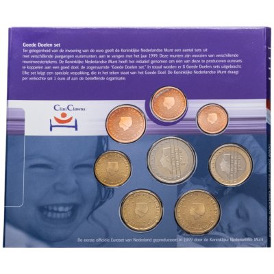 купить Нидерланды набор из 8 монет евро 1999