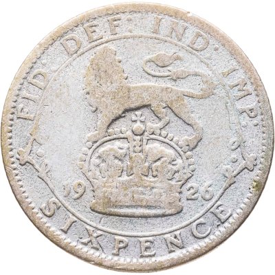 купить Великобритания 6 пенсов (pence) 1926