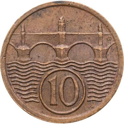 купить Чехословакия 10 геллеров (haleru) 1928