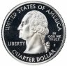 Купить США 25 центов (квотер, 1/4 доллара, quarter dollar) 2004 S Proof Техас (Texas), знак монетного двора: "S" - Сан-Франциско