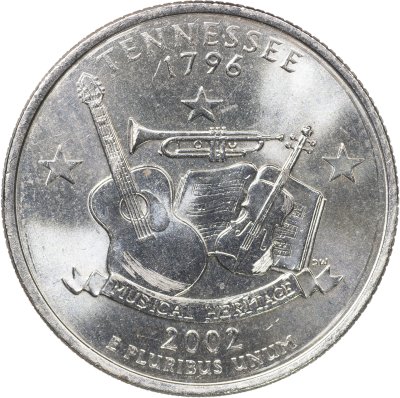 купить США 25 центов [Квотер] 2002 D [KM#331] "Теннесси"