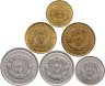 Купить Узбекистан набор из 6 монет 1, 3, 5, 10, 20, 50 тийин  1994