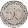 Купить Германия, Третий рейх 50 рейхспфеннигов (reichspfennig) 1939, знак монетного двора "А"