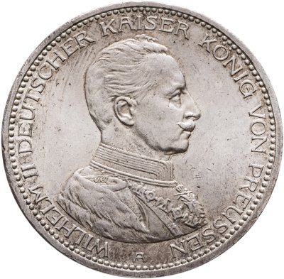 купить Германская Империя, Пруссия 5 марок 1913 A