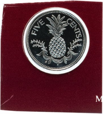 купить Багамы 5 центов (cents) 1980