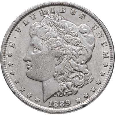 купить США 1 доллар (dollar) 1889 "Доллар Моргана", без отметки монетного двора
