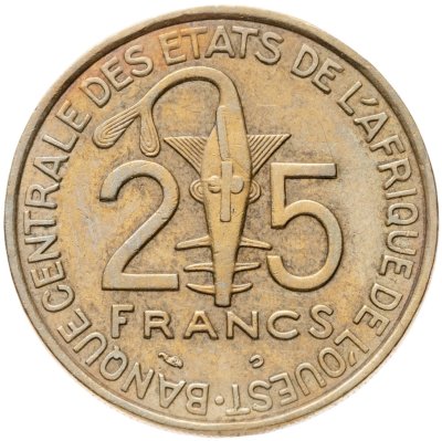 купить Западная Африка (BCEAO) 25 франков (francs) 2002